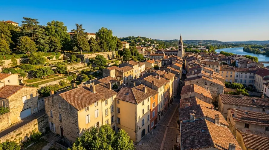 Visite d'un logement à vendre dans les alentours de Valence